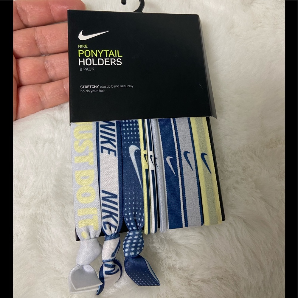 1 left! New! Nike set of 9 Ponytail holders - Picture 2 of 5